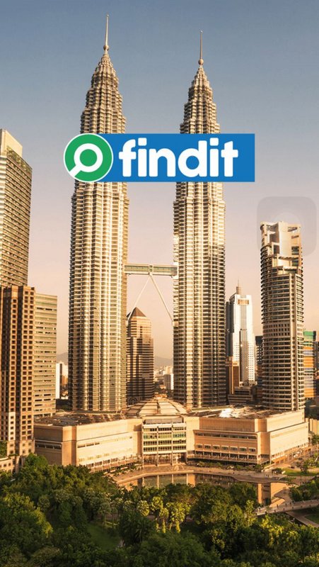 FINDIT Mobile Application - landing page (Custom)